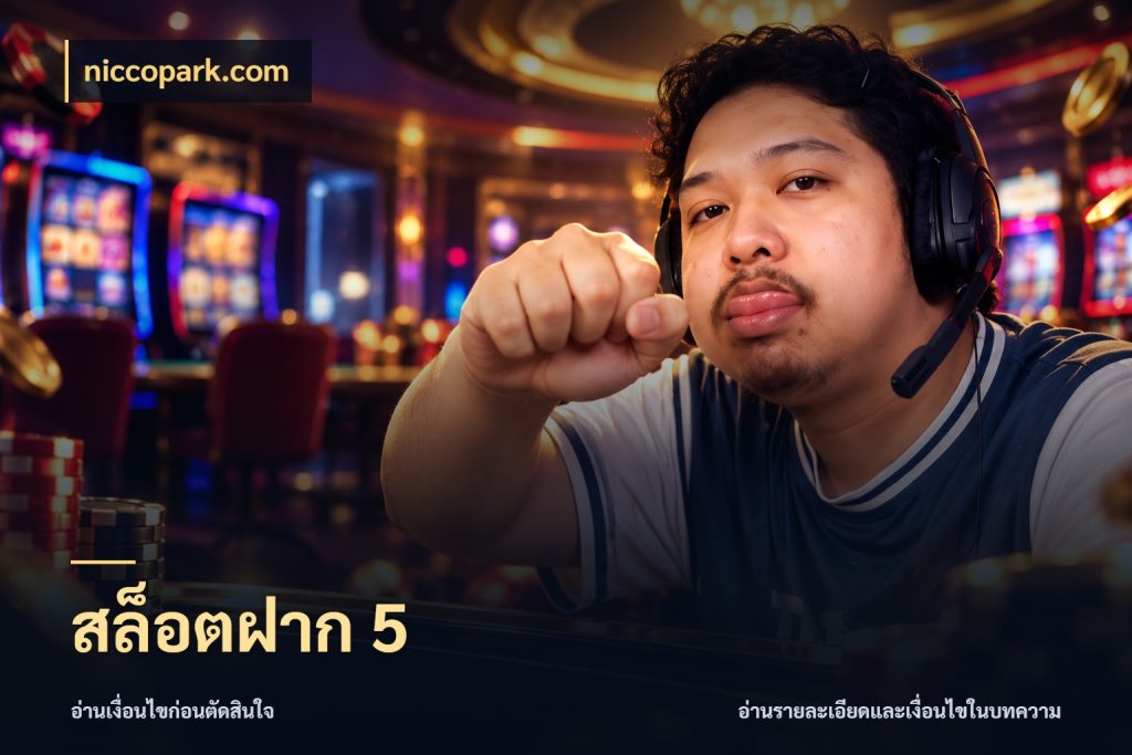 สล็อตฝาก 5 สายทุนน้อยเลือกความสนุกให้พอดี กับ niccopark.com