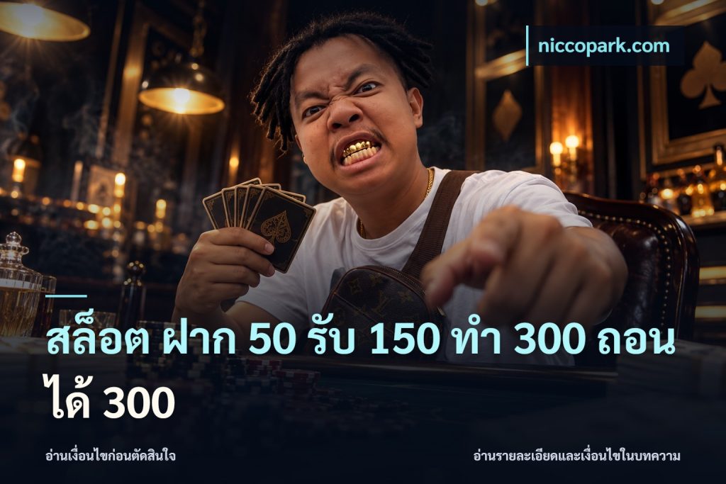 สล็อต ฝาก 50 รับ 150 ทํา 300 ถอนได้ 300