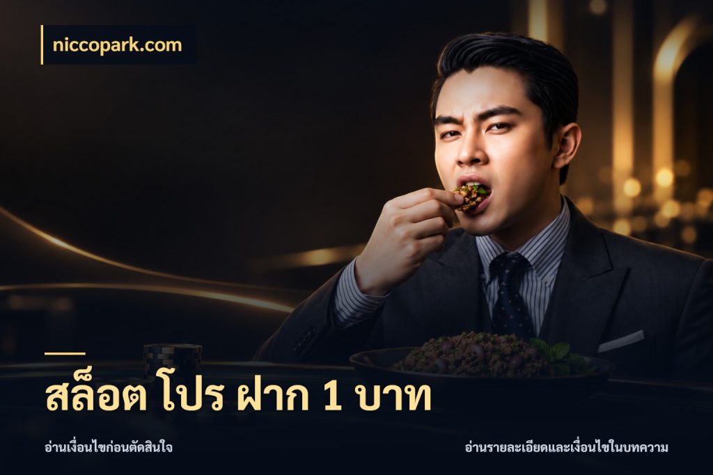 สล็อต โปร ฝาก 1 บาท ทุนเบาก็มีสีสันในจังหวะของคุณ สไตล์ niccopark.com