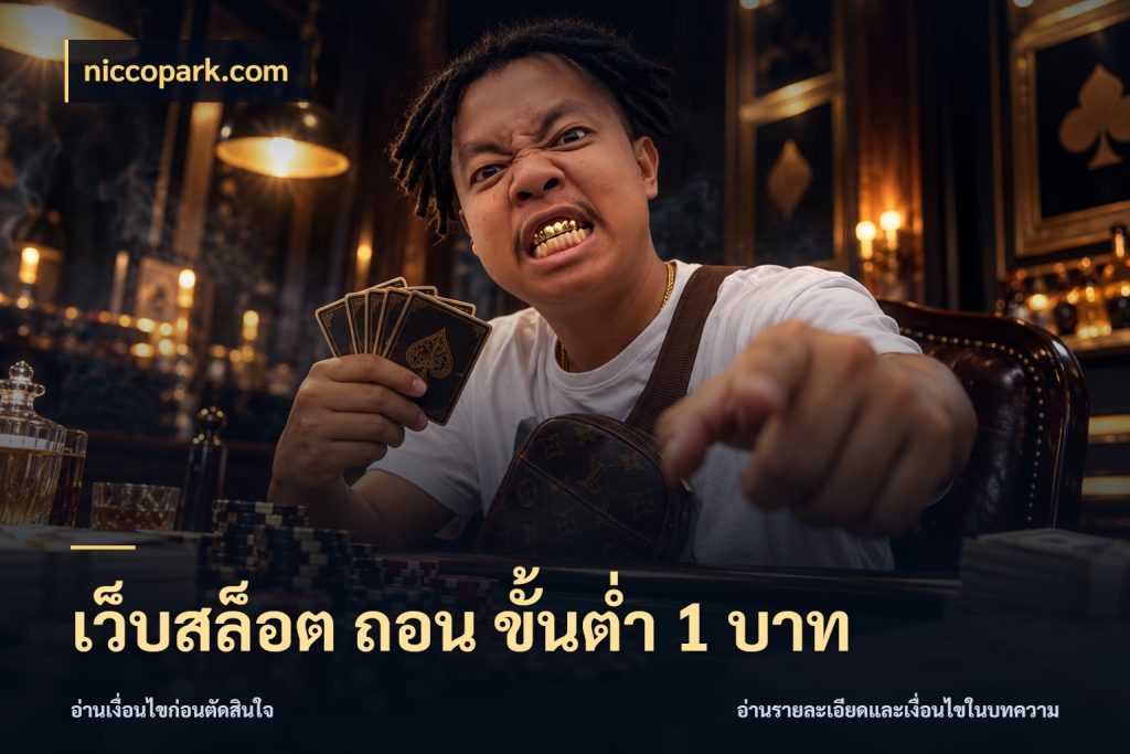 เว็บสล็อต ถอน ขั้นต่ํา 1 บาท จำนวนเริ่มต้นกับสไตล์เกมที่ชอบ ในมุม niccopark.com