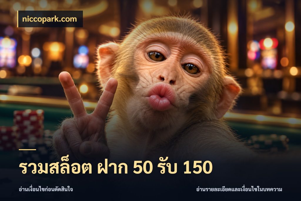 รวมสล็อต ฝาก 50 รับ 150 niccopark.com โปรกับเกมที่ชอบเลือกให้ตรงสไตล์
