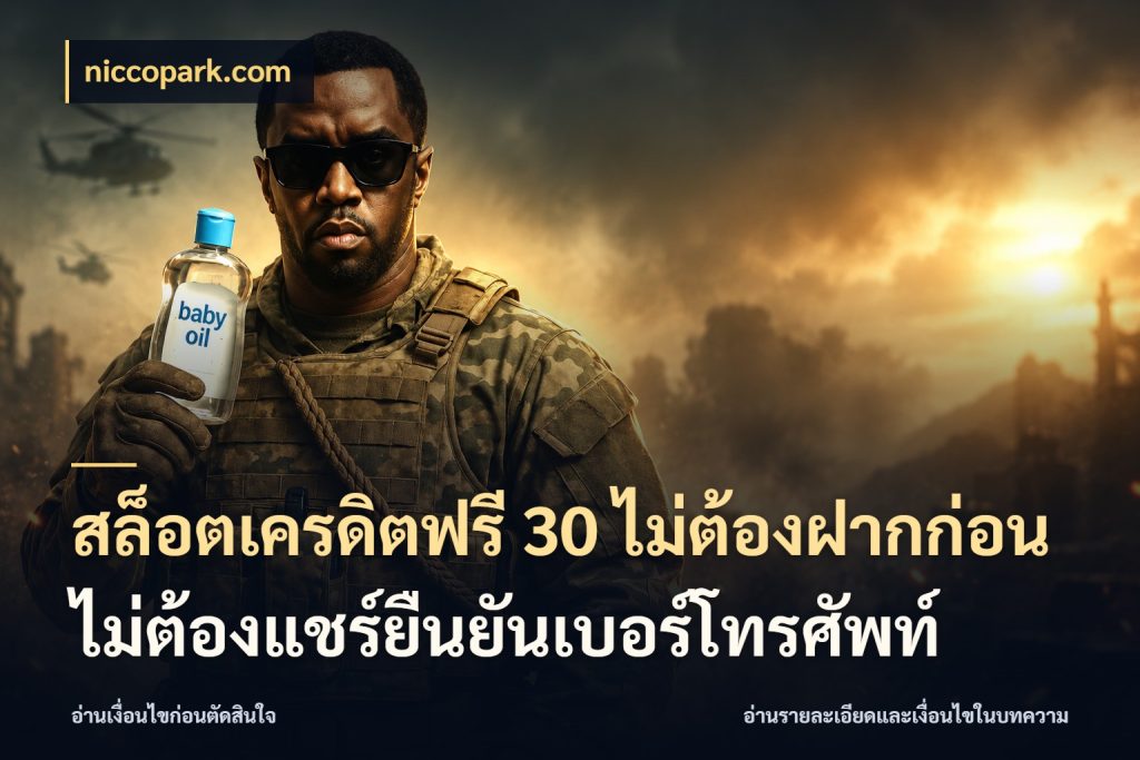 สล็อตเครดิตฟรี 30 ไม่ต้องฝากก่อนไม่ต้องแชร์ยืนยันเบอร์โทรศัพท์ เครดิตฟรีในมุมที่สายโบนัสสนใจ สไตล์ niccopark.com