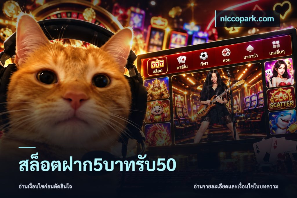 สล็อตฝาก5บาทรับ50