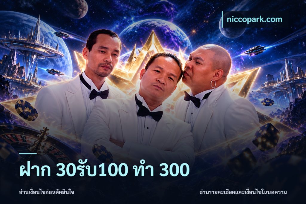 ฝาก 30รับ100 ทำ 300