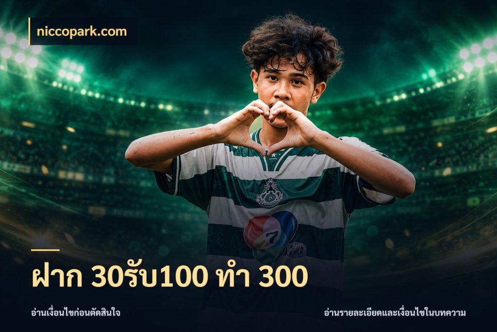 ฝาก 30รับ100 ทำ 300 สนุกกับตัวเลือกโปรในสไตล์ของคุณ สไตล์ niccopark.com