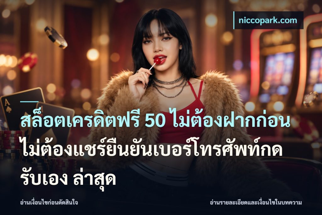 สล็อตเครดิตฟรี 50 ไม่ต้องฝากก่อนไม่ต้องแชร์ยืนยันเบอร์โทรศัพท์กดรับเอง ล่าสุด