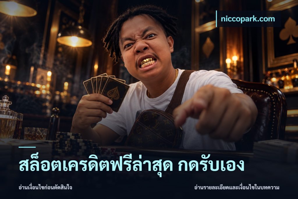 สล็อตเครดิตฟรีล่าสุด กดรับเอง