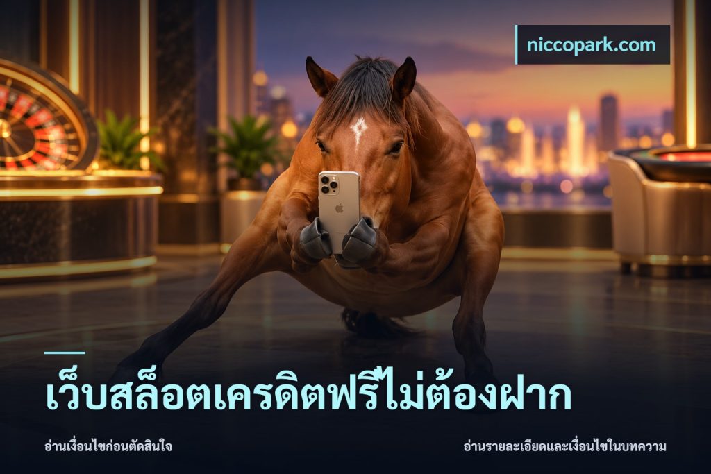 เว็บสล็อตเครดิตฟรีไม่ต้องฝาก