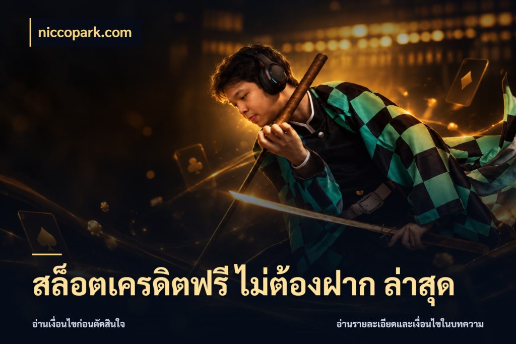 สล็อตเครดิตฟรี ไม่ต้องฝาก ล่าสุด สิทธิ์ที่สายโบนัสสนใจกับวิธีรับ ในมุม niccopark.com