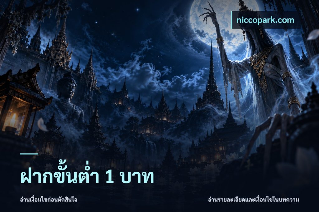 ฝากขั้นต่ำ 1 บาท