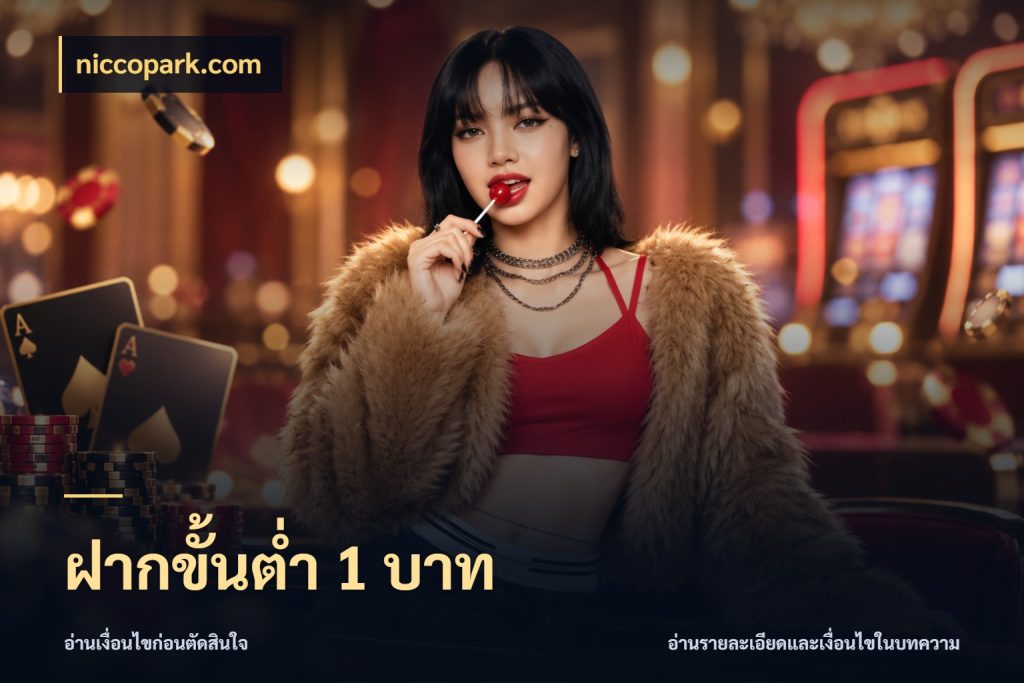 ฝากขั้นต่ำ 1 บาท จำนวนเริ่มต้นกับสไตล์เกมที่ชอบ กับ niccopark.com