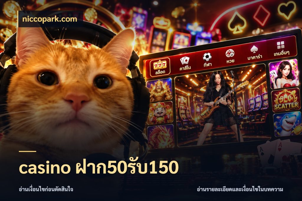 casino ฝาก50รับ150 จับคู่โบนัสกับสไตล์เกมที่ชอบ สไตล์ niccopark.com