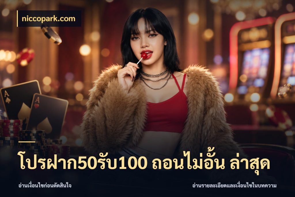 โปรฝาก50รับ100 ถอนไม่อั้น ล่าสุด niccopark.com สนุกกับตัวเลือกโปรในสไตล์ของคุณ