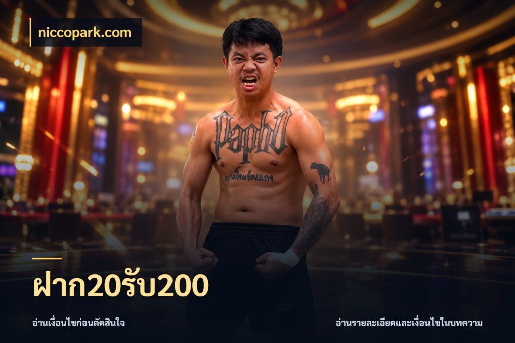 ฝาก20รับ200 niccopark.com จุดเด่นของเครดิตที่คนชอบเกมอยากรู้