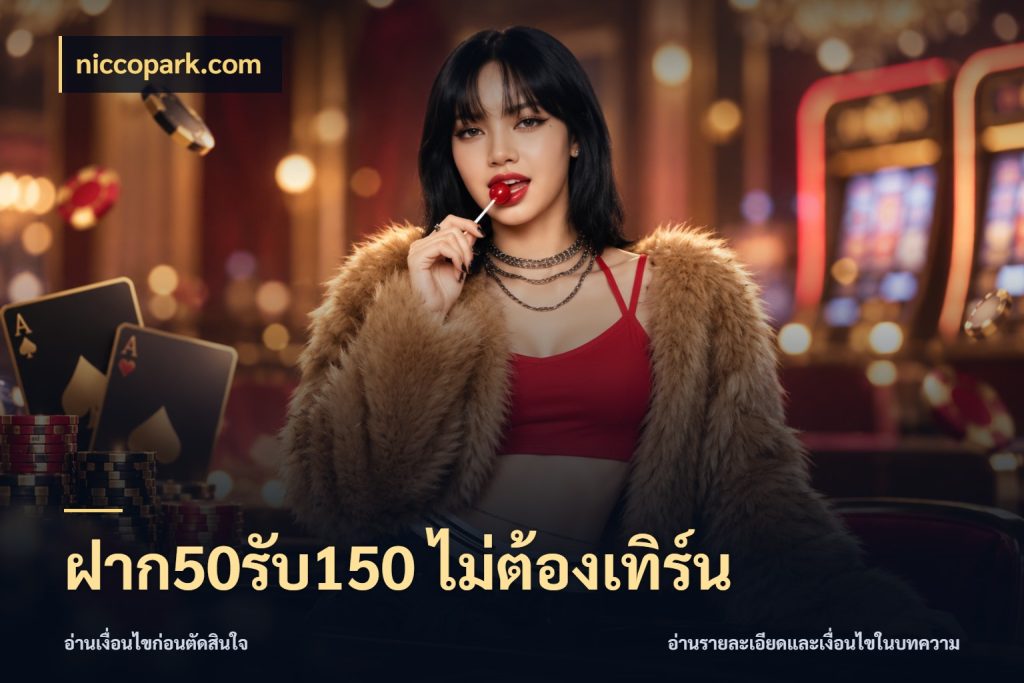 ฝาก50รับ150 ไม่ต้องเทิร์น niccopark.com ยอดฝากและยอดรับในมุมของคนชอบลุ้น