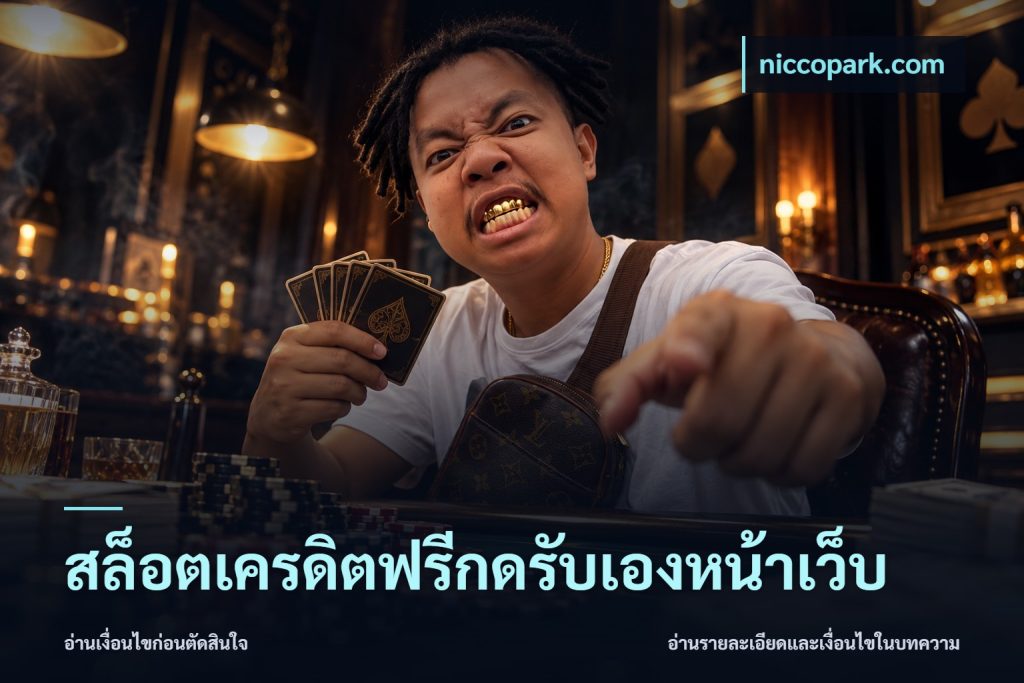 สล็อตเครดิตฟรีกดรับเองหน้าเว็บ