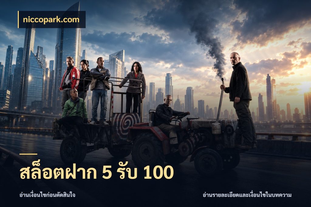 สล็อตฝาก 5 รับ 100 ยอดฝากและยอดรับในมุมของคนชอบลุ้น ในมุม niccopark.com