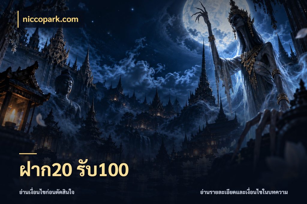ฝาก20 รับ100 จับคู่โบนัสกับสไตล์เกมที่ชอบ กับ niccopark.com