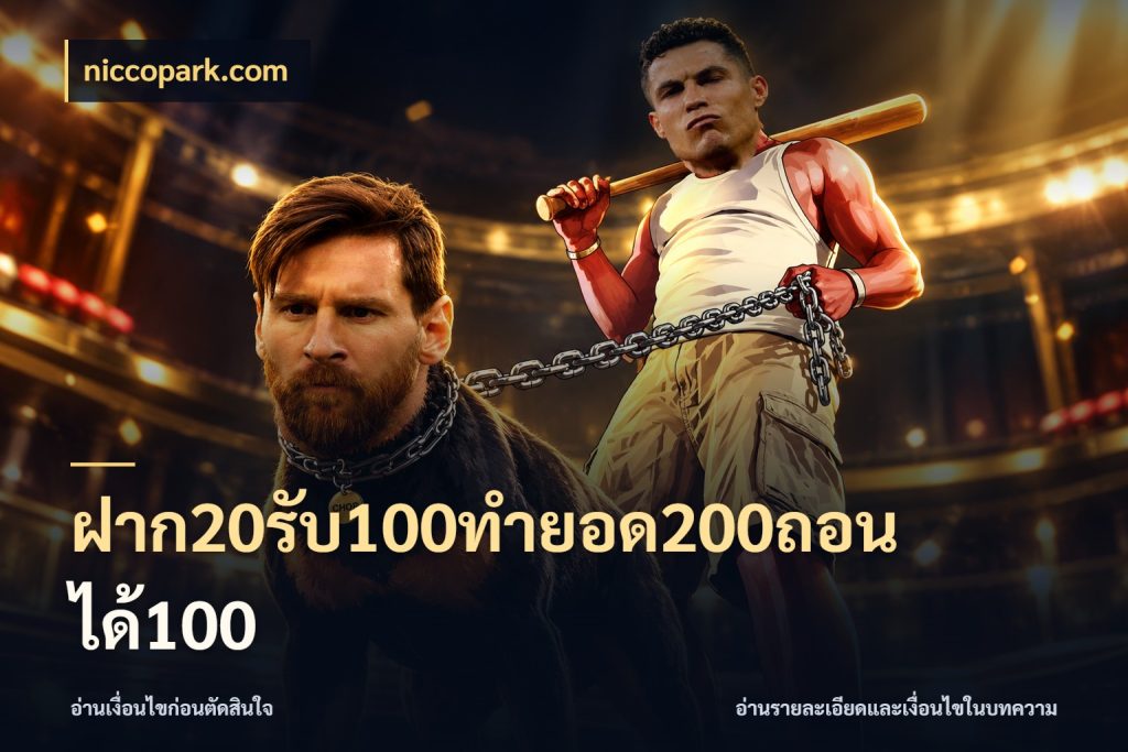 ฝาก20รับ100ทํายอด200ถอนได้100 niccopark.com จุดเด่นของเครดิตที่คนชอบเกมอยากรู้