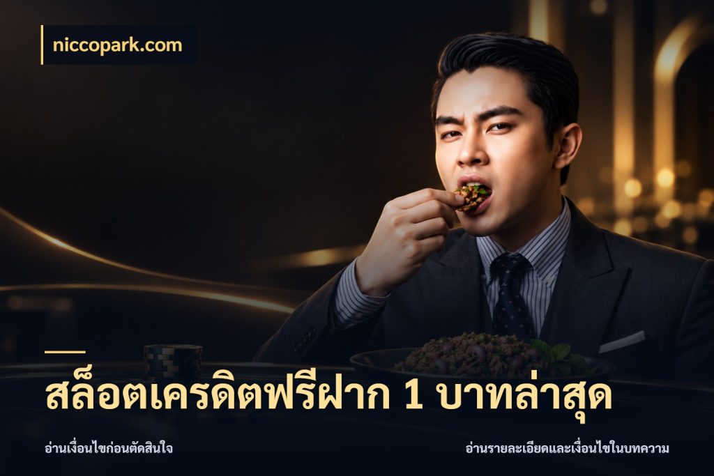 สล็อตเครดิตฟรีฝาก 1 บาทล่าสุด เครดิตฟรีกับจังหวะลุ้นที่คุณเลือก สไตล์ niccopark.com