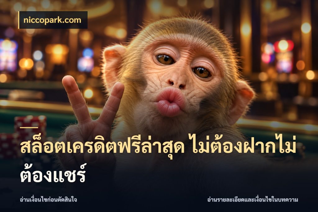 สล็อตเครดิตฟรีล่าสุด ไม่ต้องฝากไม่ต้องแชร์ รู้จักยอดและขอบเขตของเครดิตฟรี กับ niccopark.com