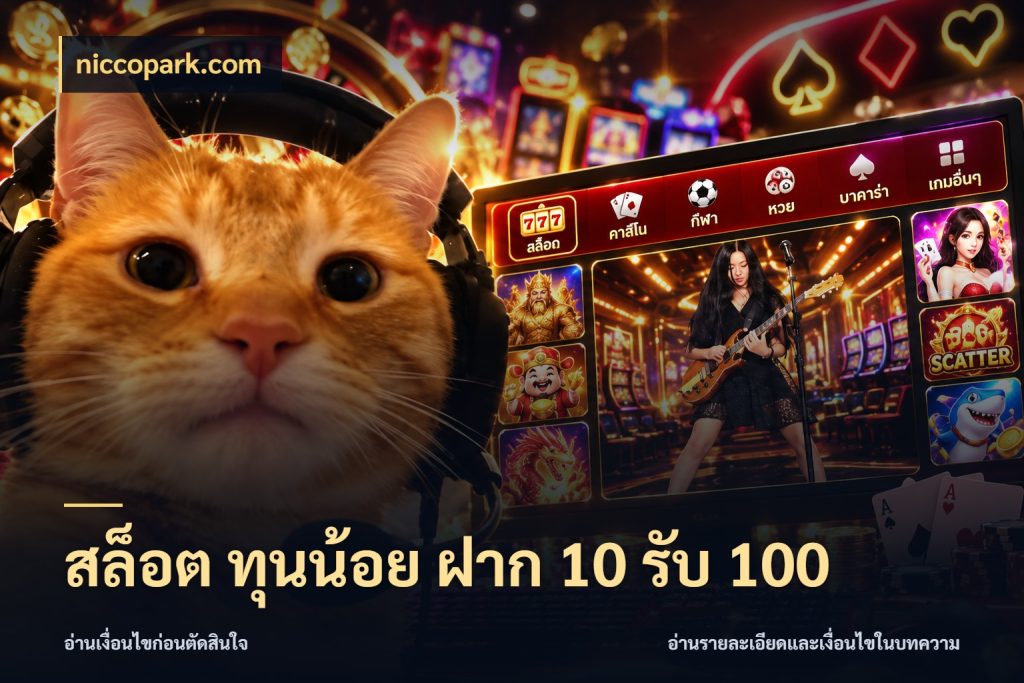 สล็อต ทุนน้อย ฝาก 10 รับ 100 niccopark.com จุดเด่นของเครดิตที่คนชอบเกมอยากรู้
