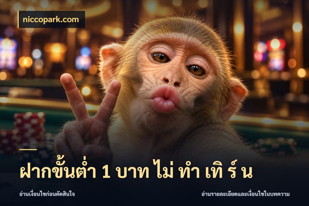 ฝากขั้นต่ำ 1 บาท ไม่ ทำ เทิ ร์ น เงินตั้งต้นกับความสนุกที่คุณกำหนด กับ niccopark.com