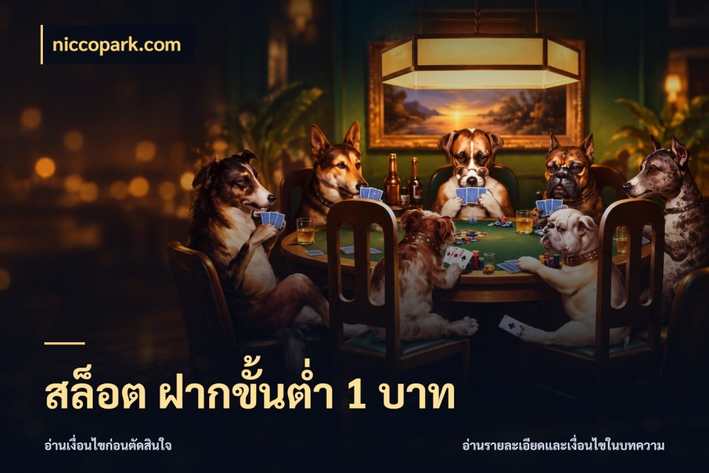 สล็อต ฝากขั้นต่ํา 1 บาท มุมสนุกของคนที่กำหนดขอบเขตตัวเอง กับ niccopark.com