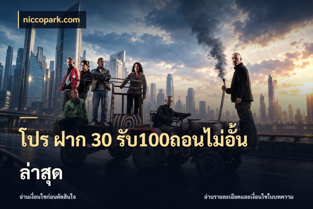 โปร ฝาก 30 รับ100ถอนไม่อั้น ล่าสุด โปรกับเกมที่ชอบเลือกให้ตรงสไตล์ สไตล์ niccopark.com