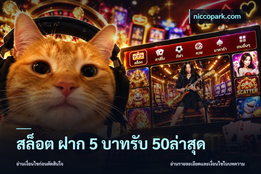 สล็อต ฝาก 5 บาทรับ 50ล่าสุด