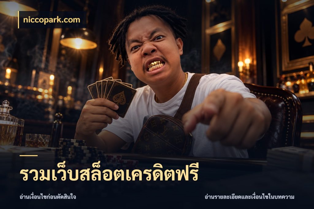 รวมเว็บสล็อตเครดิตฟรี เลือกสไตล์ความสนุกจากรูปแบบเครดิต สไตล์ niccopark.com