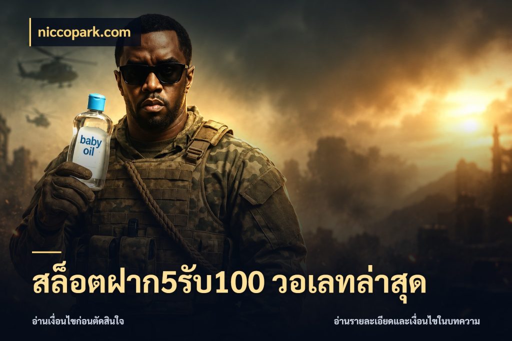 สล็อตฝาก5รับ100 วอเลทล่าสุด จับคู่โบนัสกับสไตล์เกมที่ชอบ ในมุม niccopark.com
