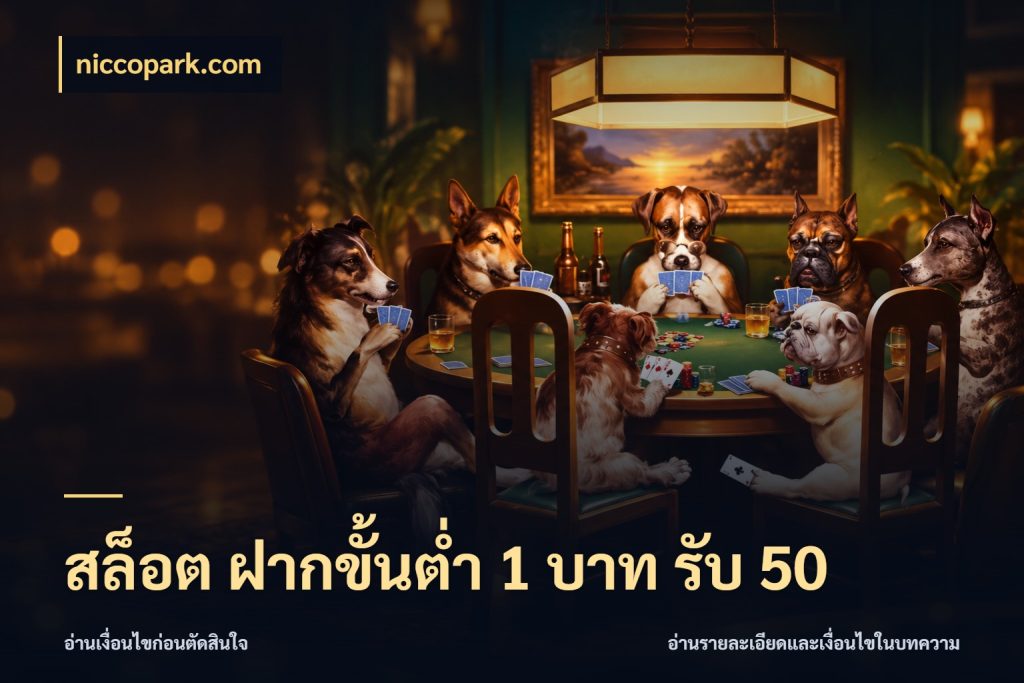 สล็อต ฝากขั้นต่ำ 1 บาท รับ 50 จุดเด่นของเครดิตที่คนชอบเกมอยากรู้ ในมุม niccopark.com