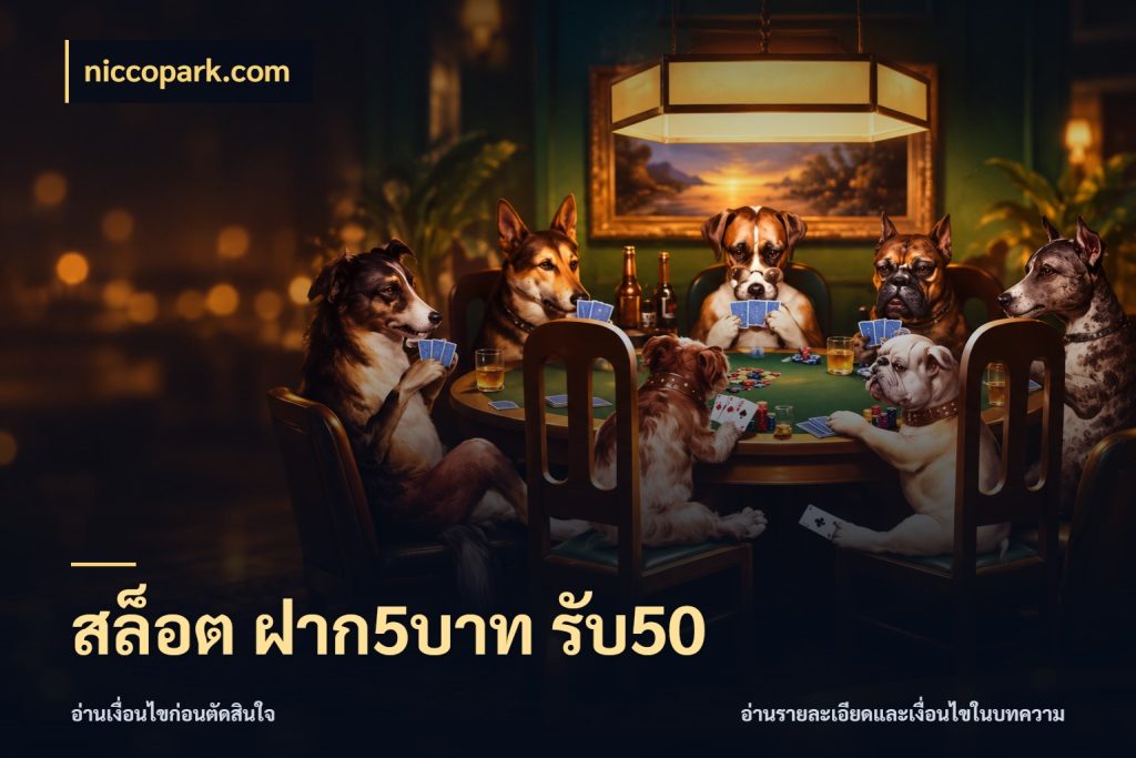 สล็อต ฝาก5บาท รับ50 จับคู่โบนัสกับสไตล์เกมที่ชอบ กับ niccopark.com