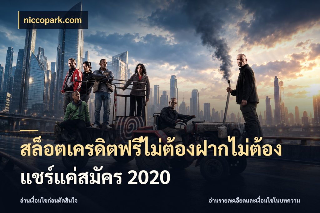 สล็อตเครดิตฟรีไม่ต้องฝากไม่ต้องแชร์แค่สมัคร 2020 จากชื่อเครดิตฟรีสู่ความสนุกที่เข้าใจได้ สไตล์ niccopark.com