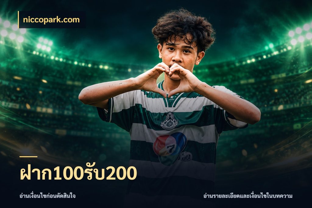 ฝาก100รับ200 เปิดมุมโปรให้เข้ากับเกมแนวโปรด ในมุม niccopark.com