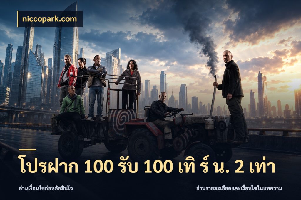 โปรฝาก 100 รับ 100 เทิ ร์ น. 2 เท่า รูปแบบโบนัสกับสิทธิ์ของสายเกม ในมุม niccopark.com