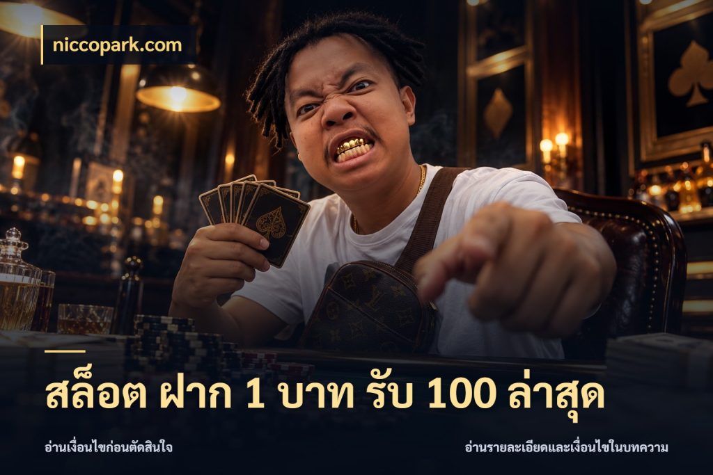 สล็อต ฝาก 1 บาท รับ 100 ล่าสุด niccopark.com สายโบนัสเลือกจังหวะสนุกได้อย่างไร