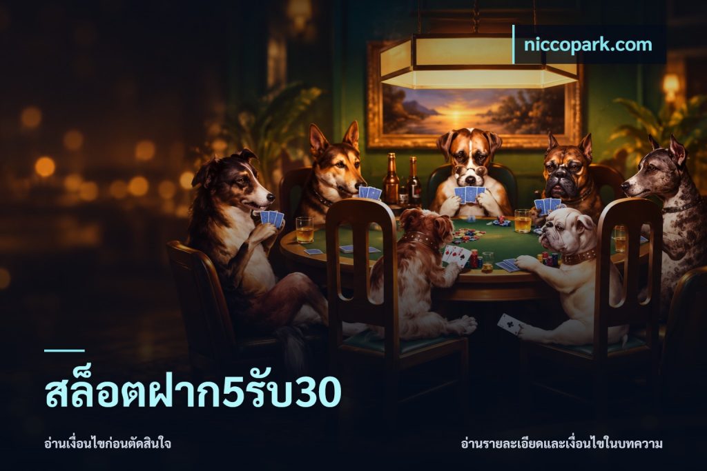 สล็อตฝาก5รับ30