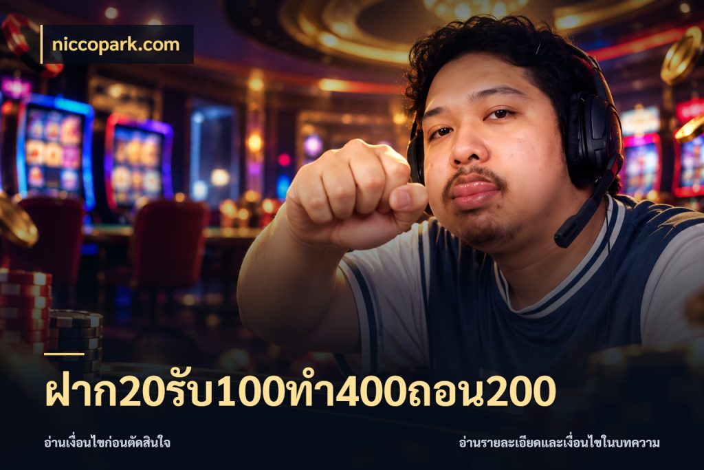 ฝาก20รับ100ทํา400ถอน200 niccopark.com สนุกกับตัวเลือกโปรในสไตล์ของคุณ