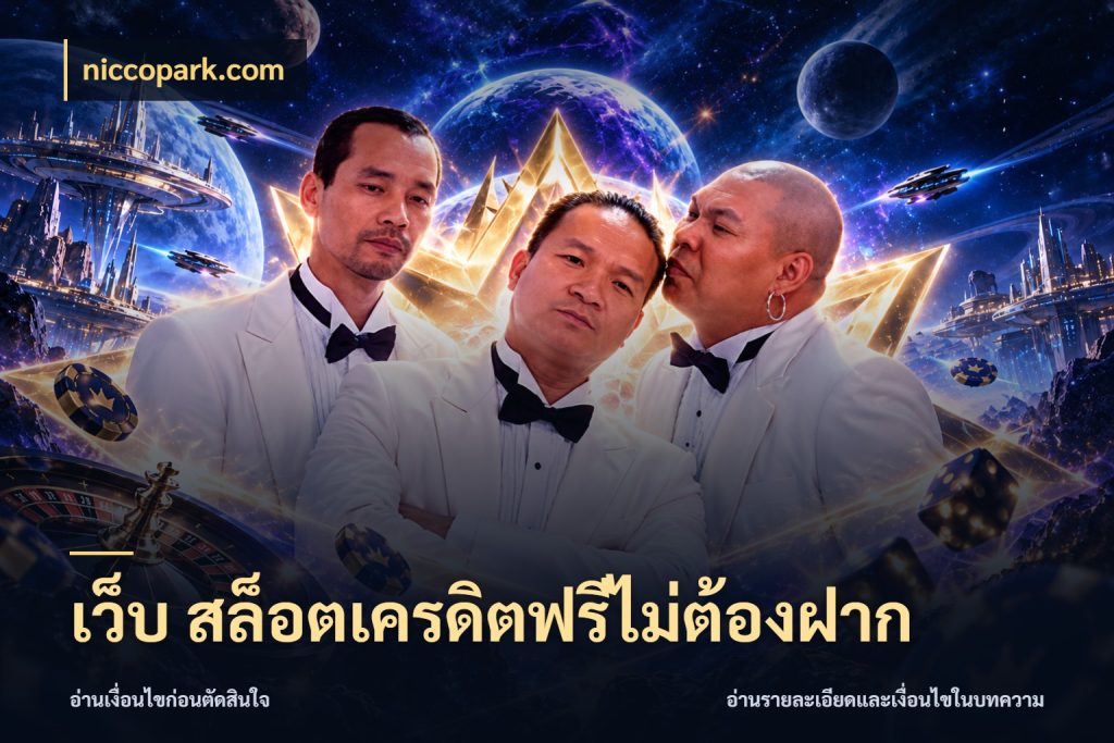 เว็บ สล็อตเครดิตฟรีไม่ต้องฝาก niccopark.com เลือกสไตล์ความสนุกจากรูปแบบเครดิต