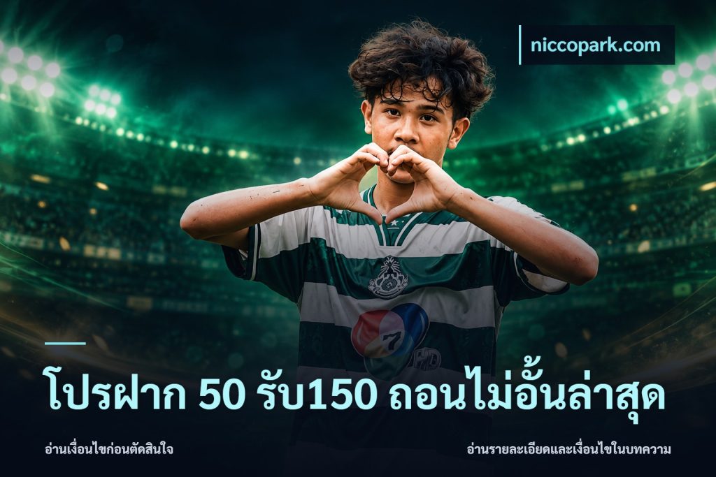 โปรฝาก 50 รับ150 ถอนไม่อั้นล่าสุด