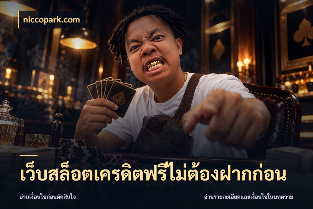 เว็บสล็อตเครดิตฟรีไม่ต้องฝากก่อน จับมุมเด่นของเครดิตฟรีให้ตรงใจ สไตล์ niccopark.com