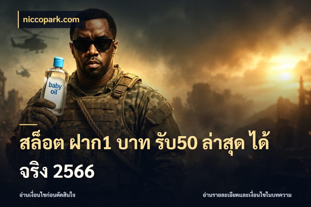สล็อต ฝาก1 บาท รับ50 ล่าสุด ได้ จริง 2566 เครดิตกับรูปแบบโปรที่ตรงใจ ในมุม niccopark.com