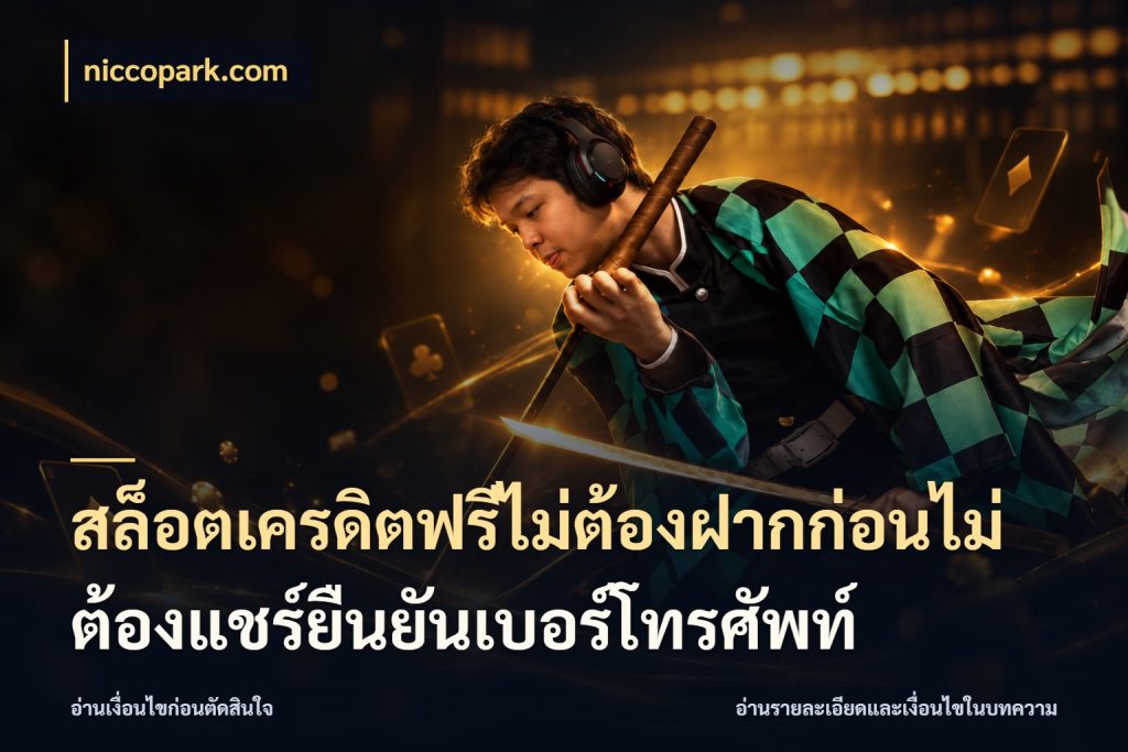 สล็อตเครดิตฟรีไม่ต้องฝากก่อนไม่ต้องแชร์ยืนยันเบอร์โทรศัพท์ ชนิดเครดิตกับสิทธิ์ที่คุณอยากรู้ สไตล์ niccopark.com