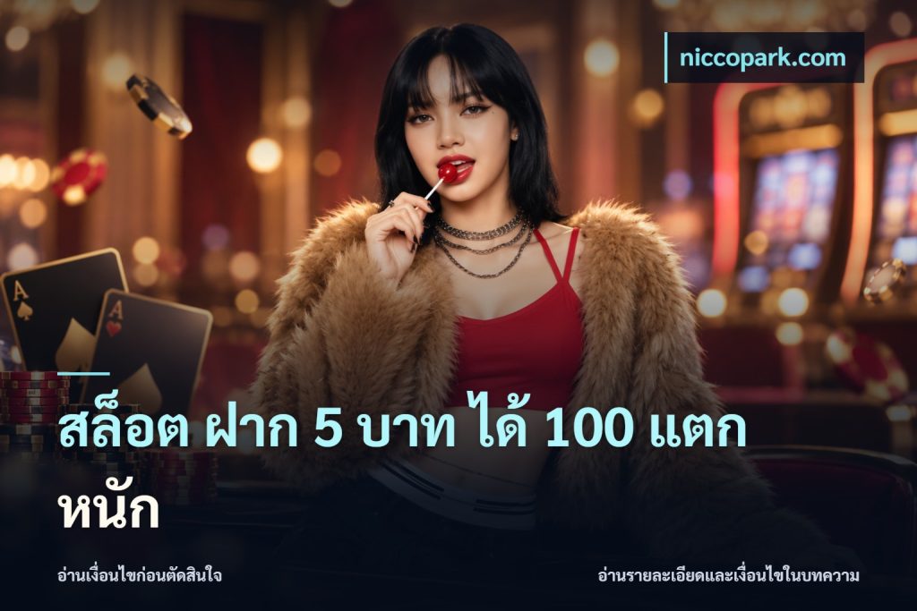 สล็อต ฝาก 5 บาท ได้ 100 แตก หนัก