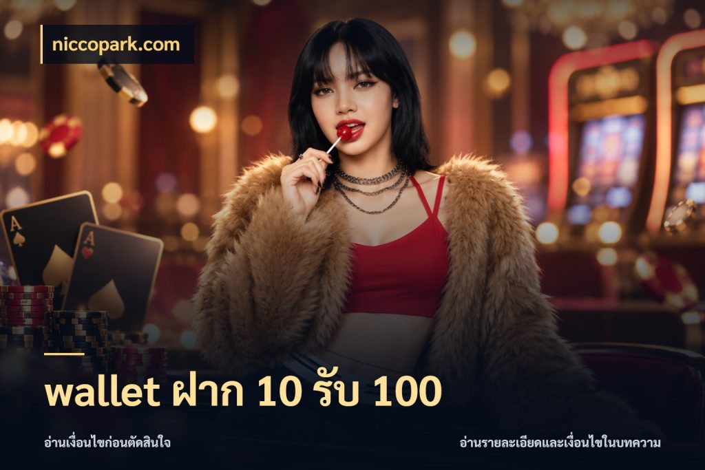 wallet ฝาก 10 รับ 100 โปรยอดรับที่สายเกมสนใจ สไตล์ niccopark.com