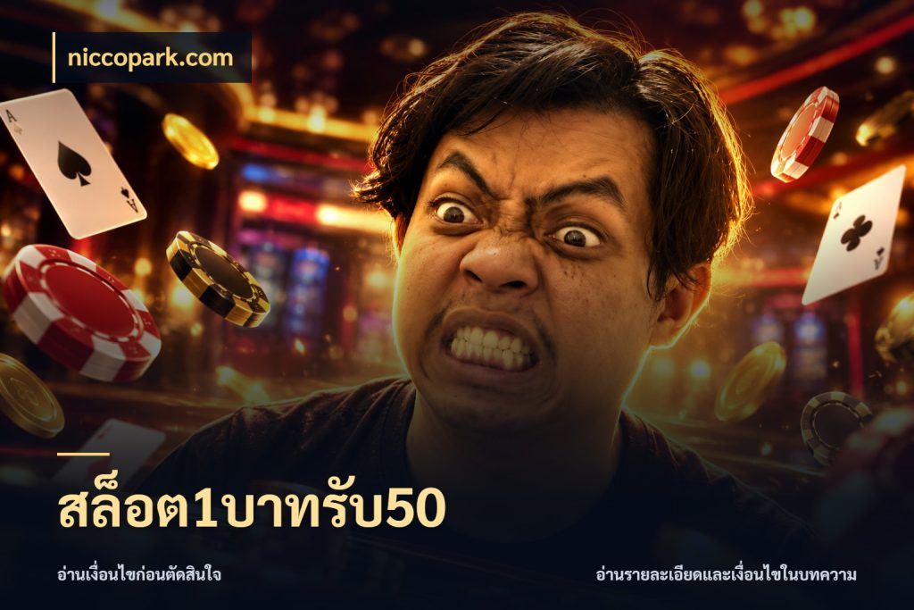 สล็อต1บาทรับ50 ยอดฝากและยอดรับในมุมของคนชอบลุ้น ในมุม niccopark.com