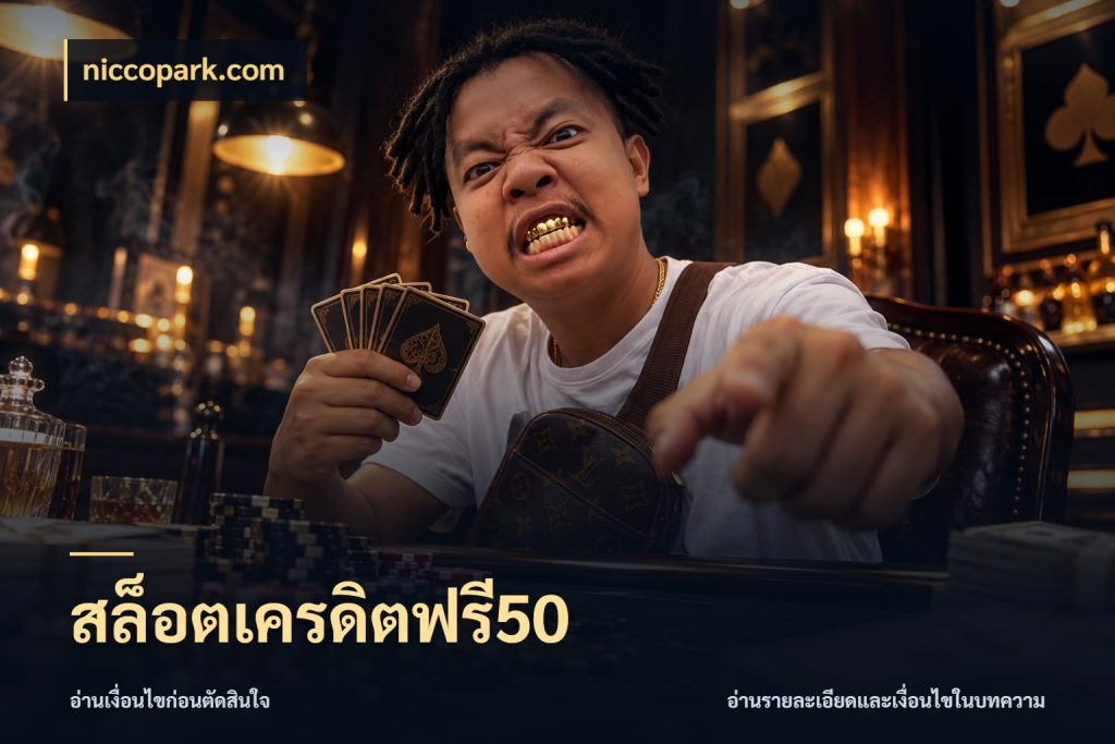 สล็อตเครดิตฟรี50 เครดิตฟรีกับจังหวะลุ้นที่คุณเลือก ในมุม niccopark.com