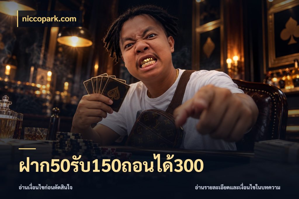 ฝาก50รับ150ถอนได้300 เครดิตกับรูปแบบโปรที่ตรงใจ ในมุม niccopark.com